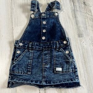 7 For All Mankind Girls Overall Dress Size 2T